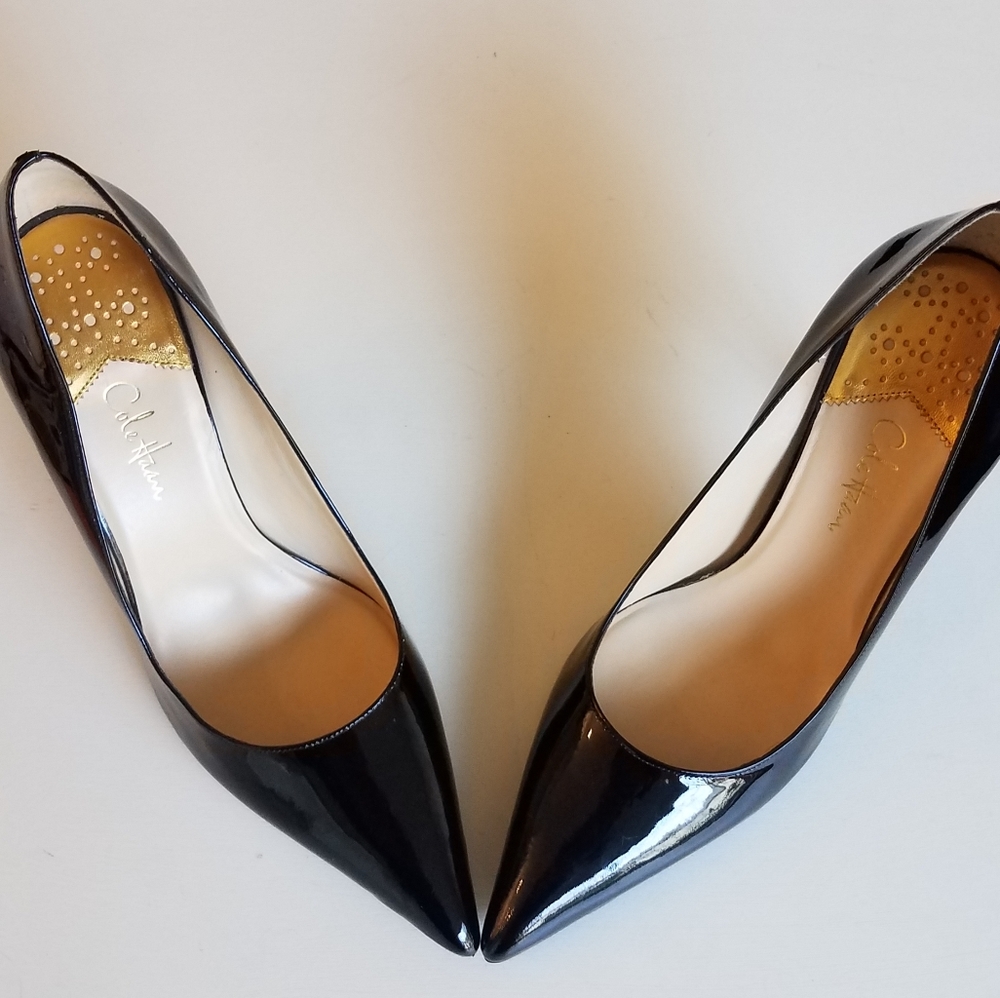 Nike Air Cole Haan shiny pointed toes heels